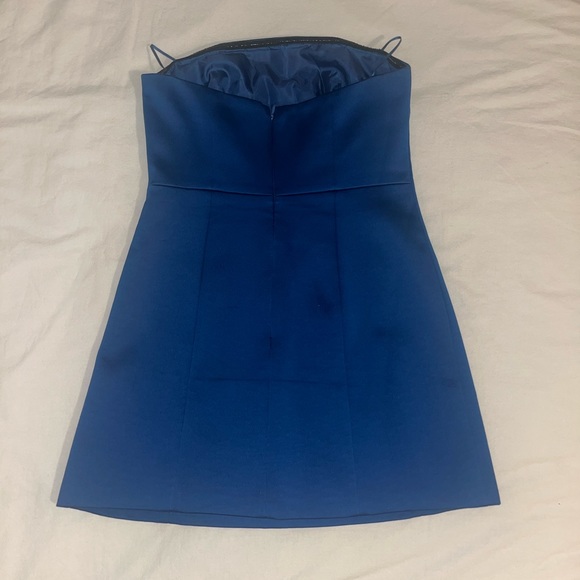 Topshop blue mini dress. Size 4. - Picture 2 of 3